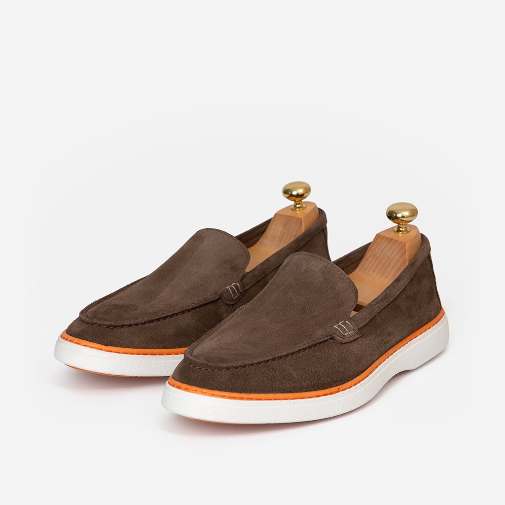 Mocassin Loro Daim Marron