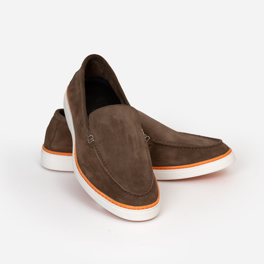 Mocassin Loro Daim Marron