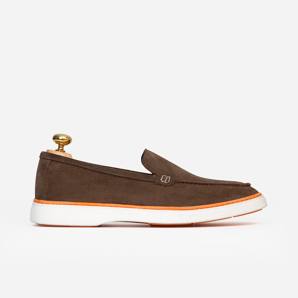Mocassin Loro Daim Marron