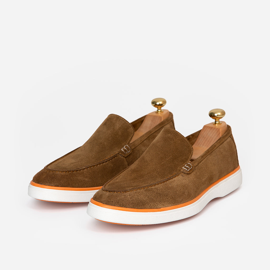 Mocassin Loro Daim Tabac