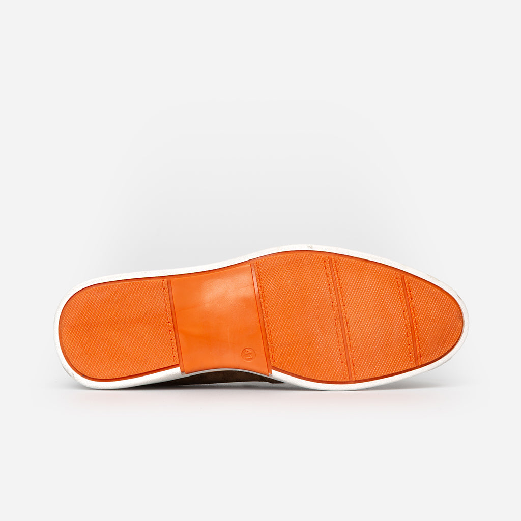 Mocassin Loro Daim Gris
