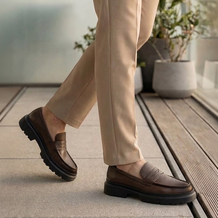 Penny Cuir Marron