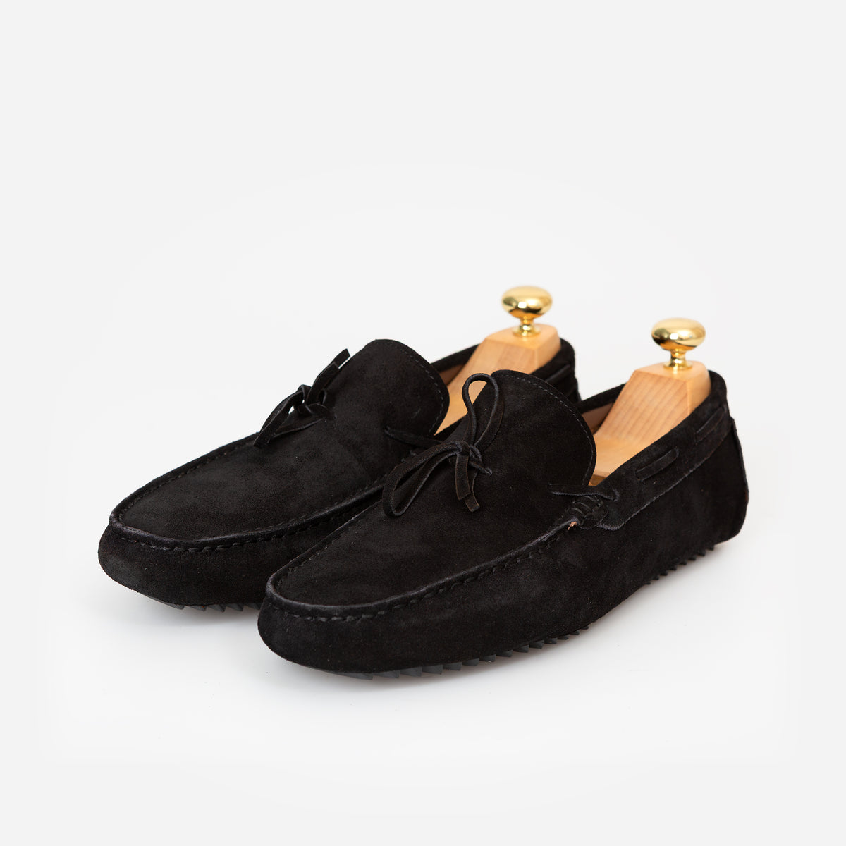 Mocassin Driver Daim Noir