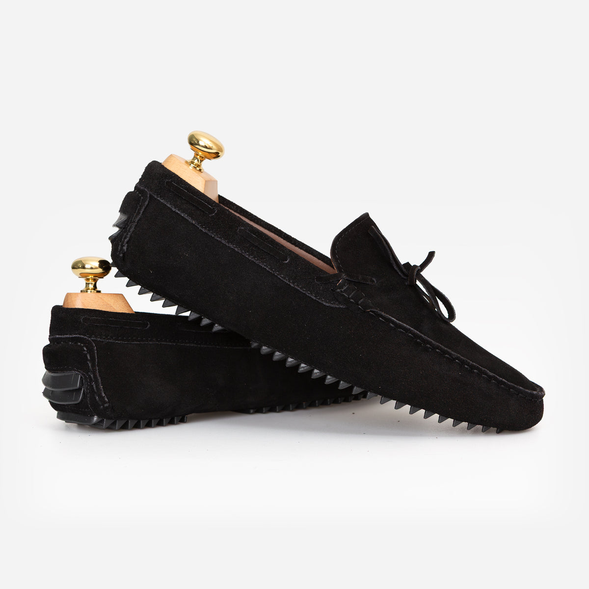 Mocassin Driver Daim Noir