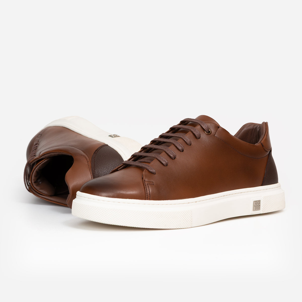Basket Cuir Tabac