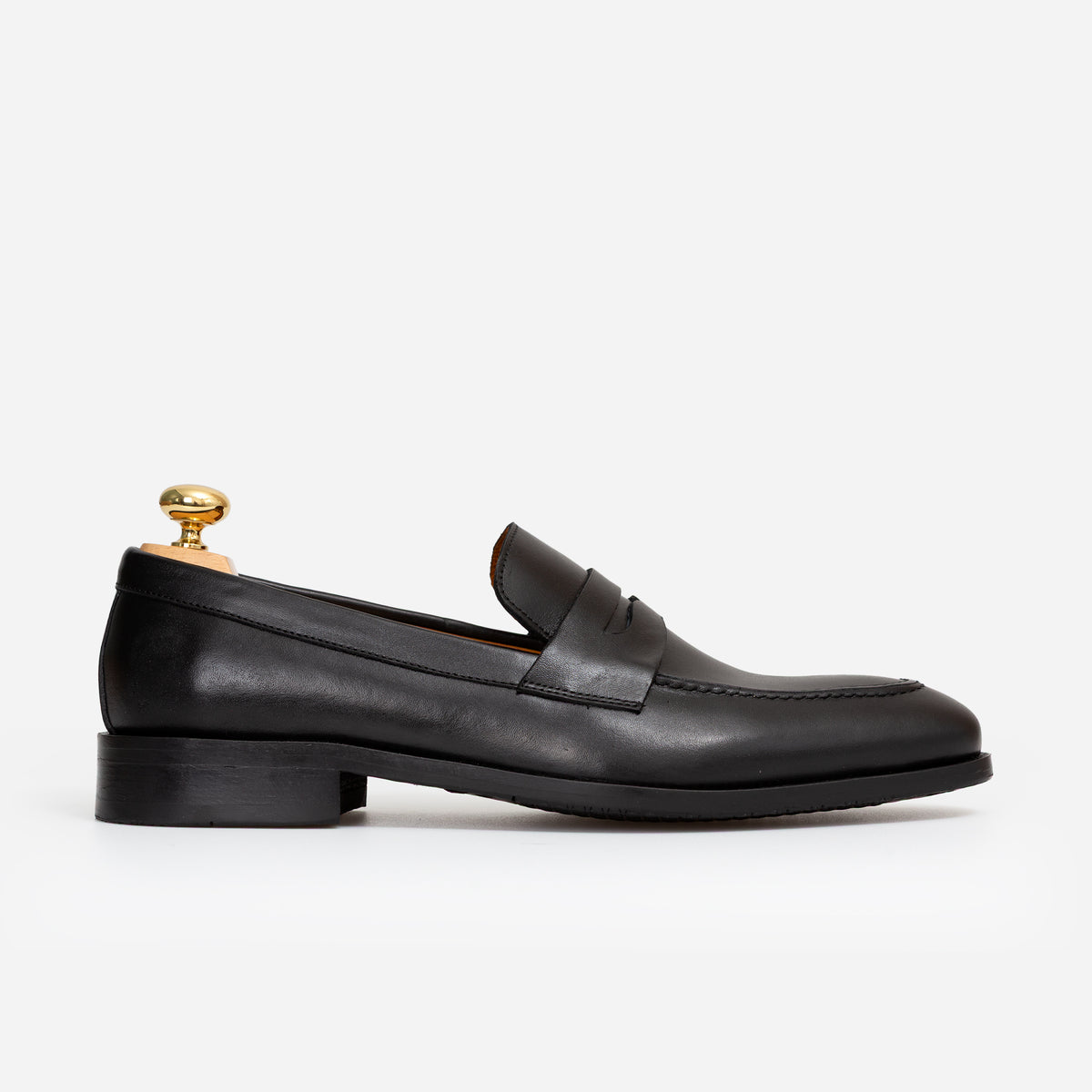 Penny Loafer Cuir Noir