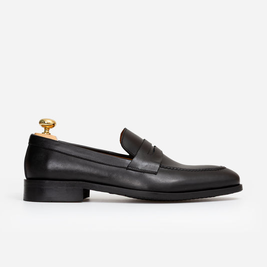 Penny Loafer Cuir Noir
