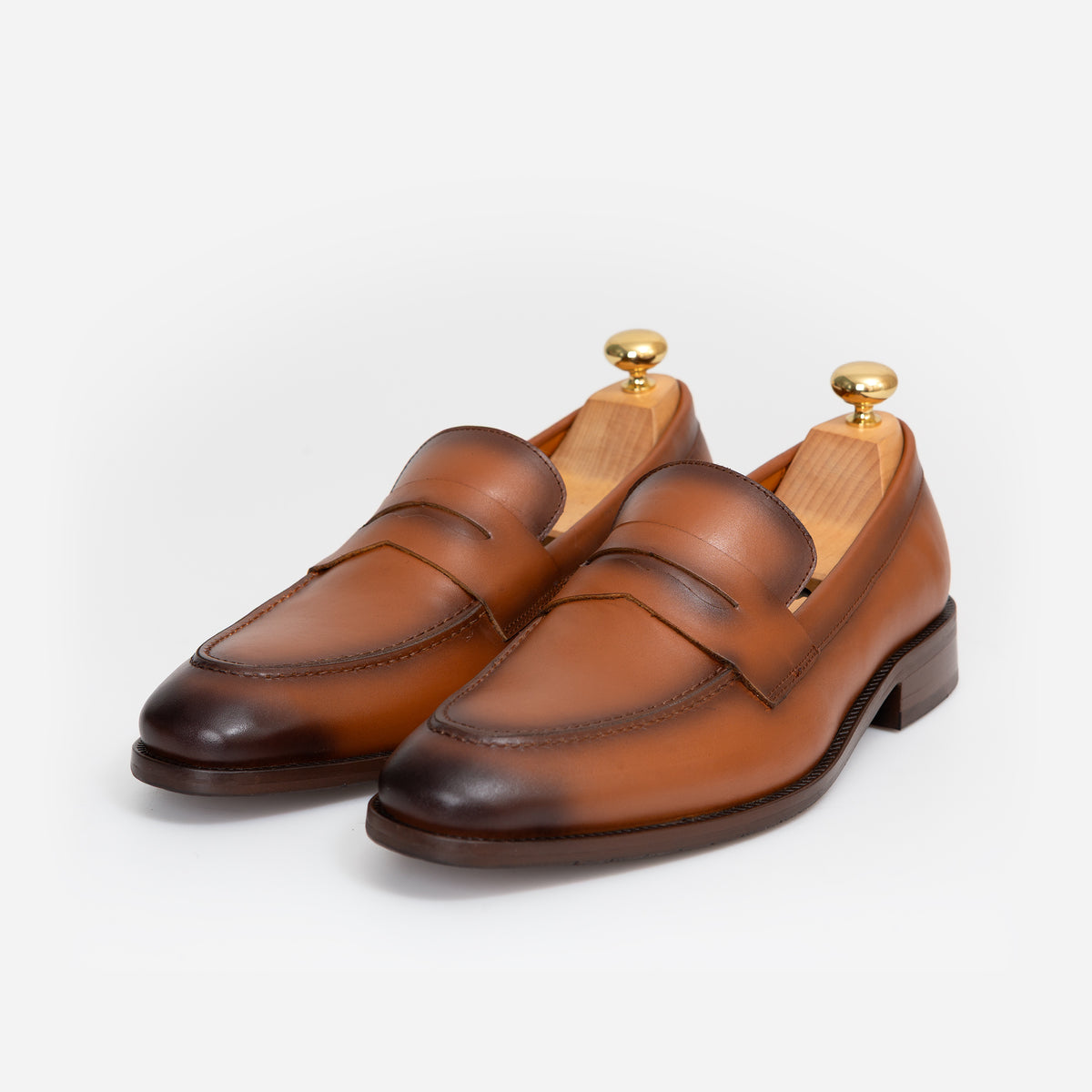 Penny Loafer Cuir Tabac