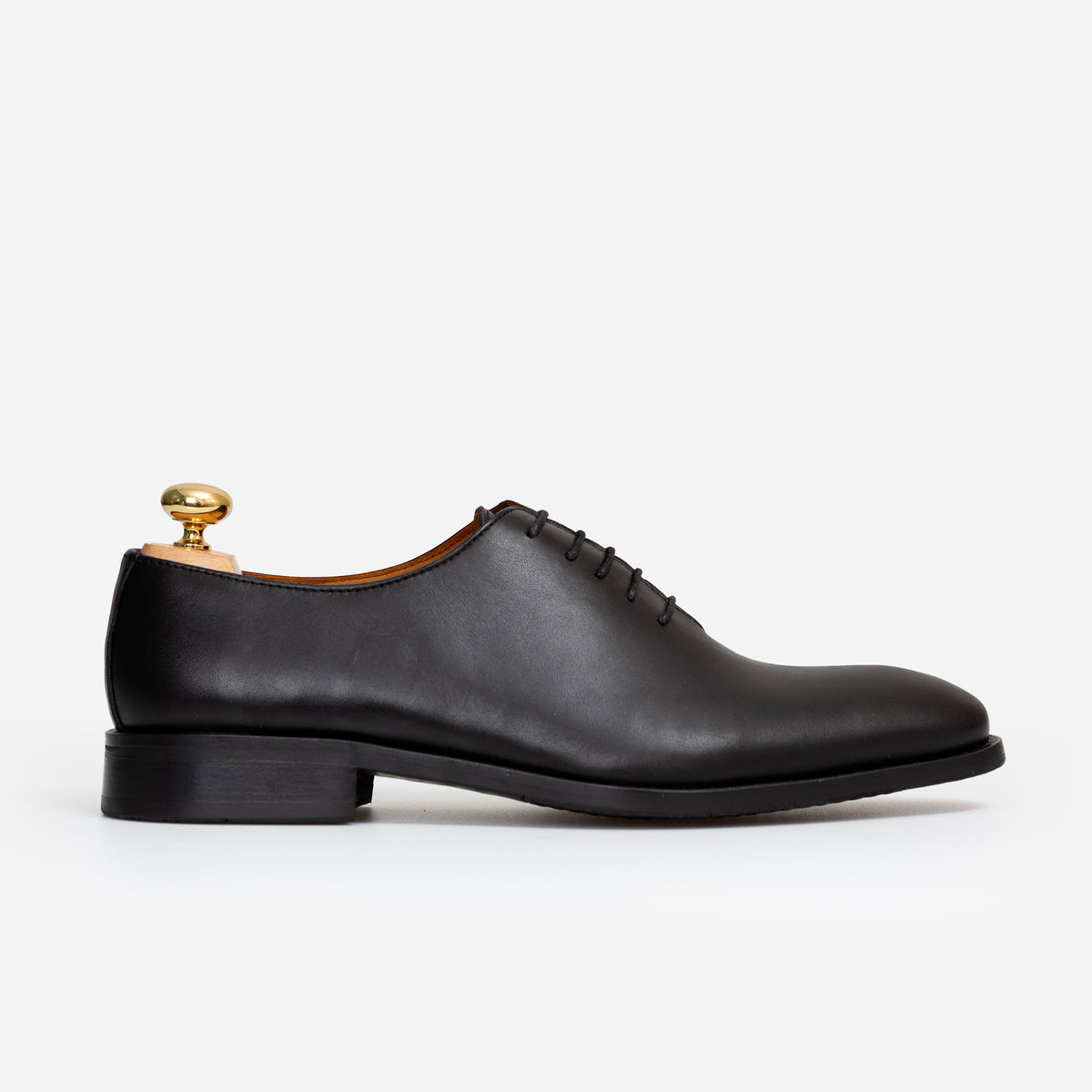 Wholecut oxford Cuir Noir