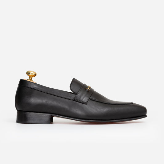 Horsebit Cuir Noir