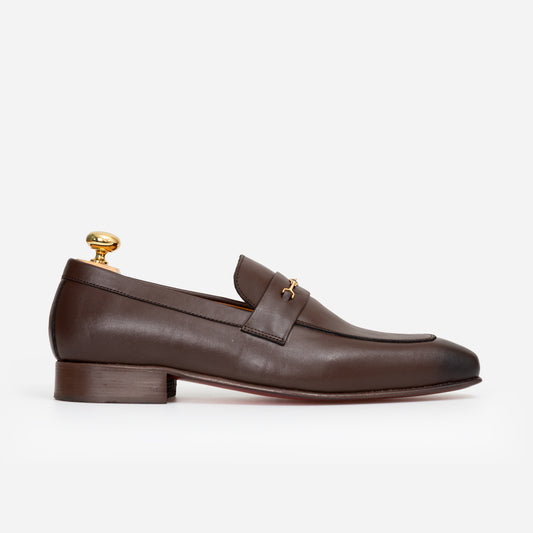 Horsebit Cuir Marron