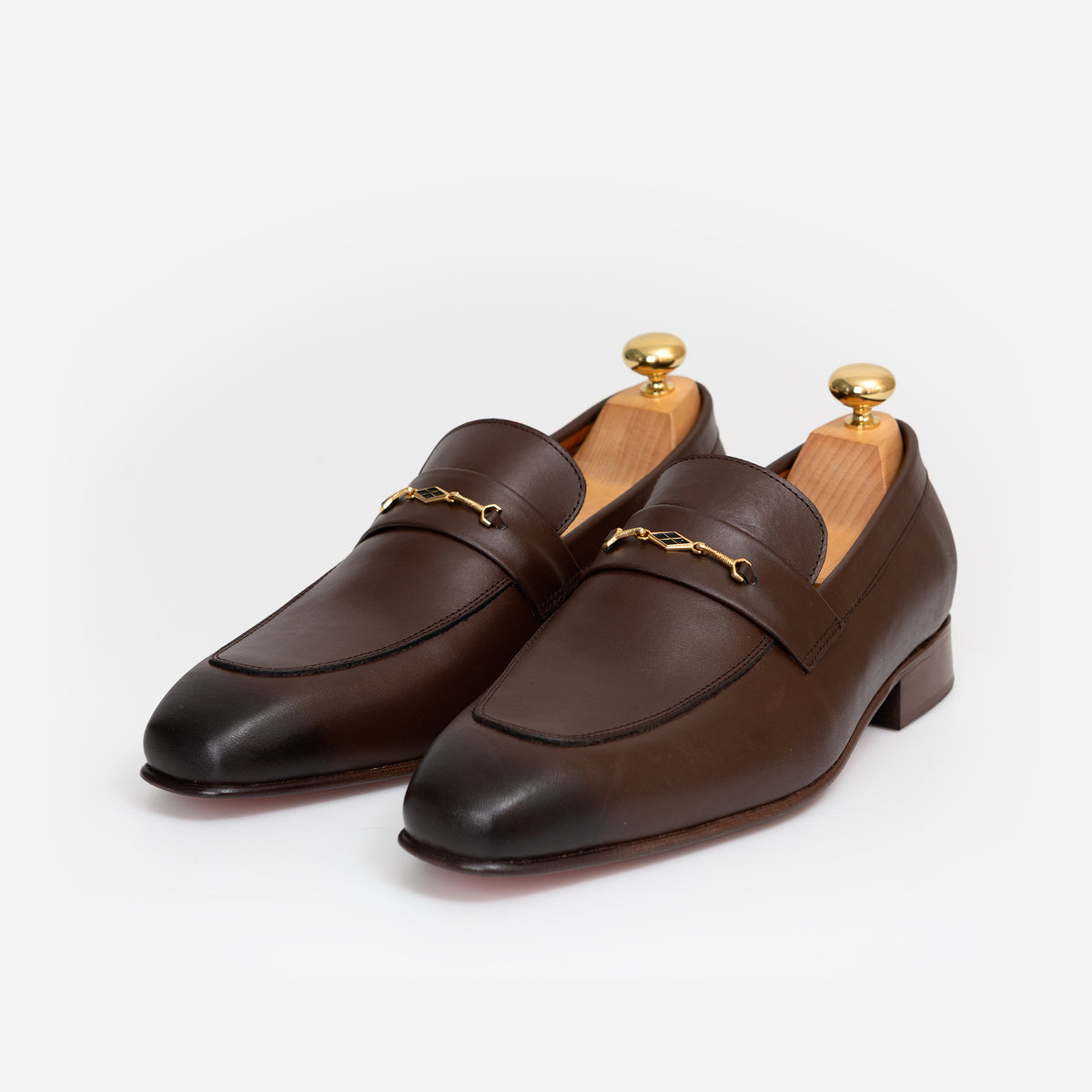 Horsebit Cuir Marron
